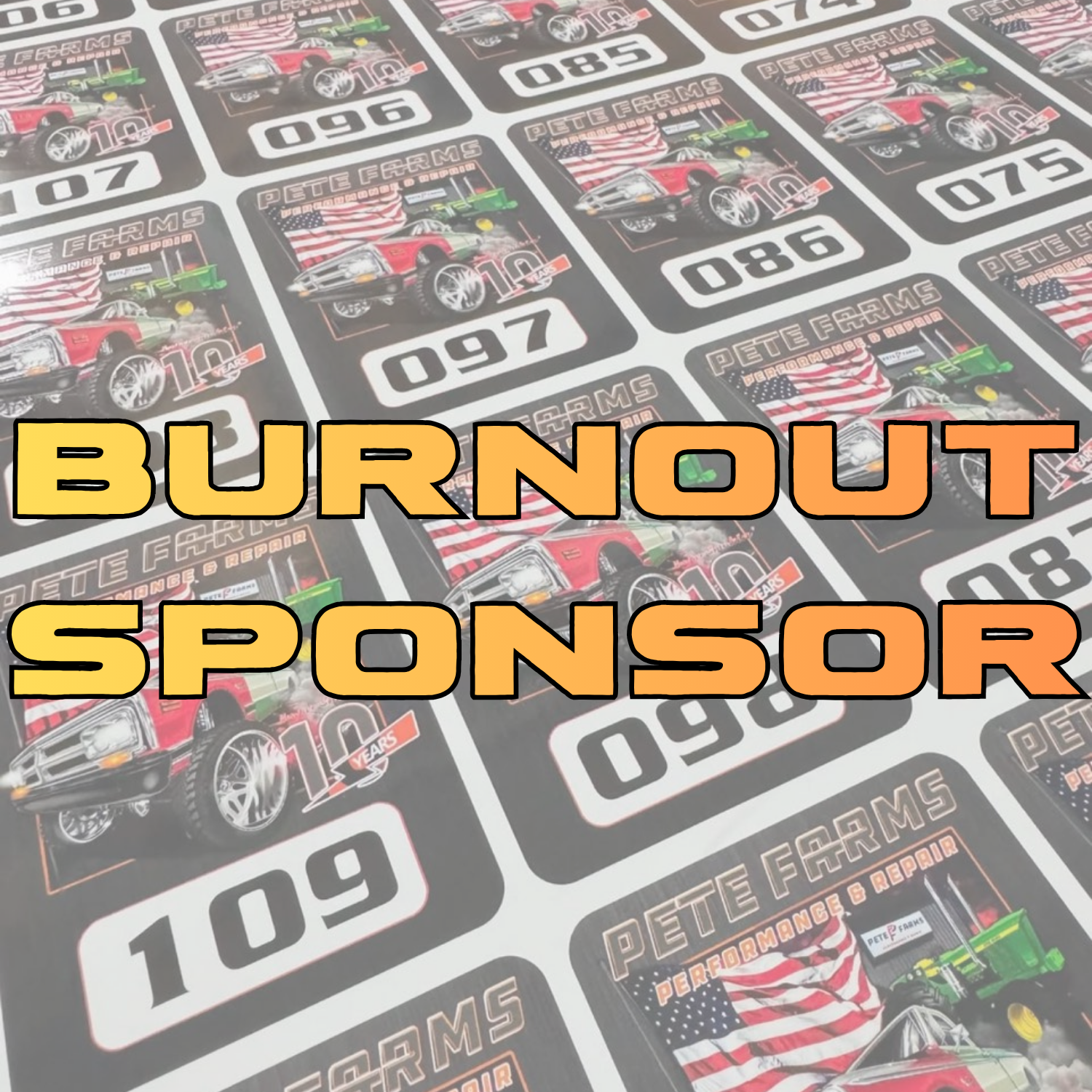Burnout Sponsorship